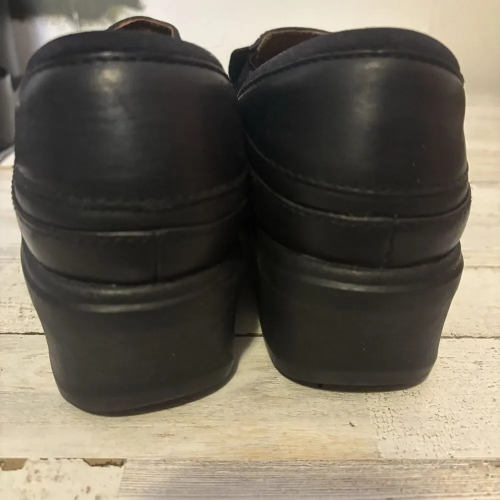 ARIAT Santa Cruz Western Leather Black Clog Comfort Shoes Women's Size 8.5 B - Picture 5 of 13